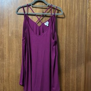 NWT LuLaRoe Daniella cross back cami